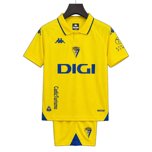 Cadiz 2026/27 Home Kit – Kids – Yellow