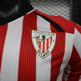 Athletic Bilbao 2026/27 Home Jersey – Player Version – White/Red – Stripes