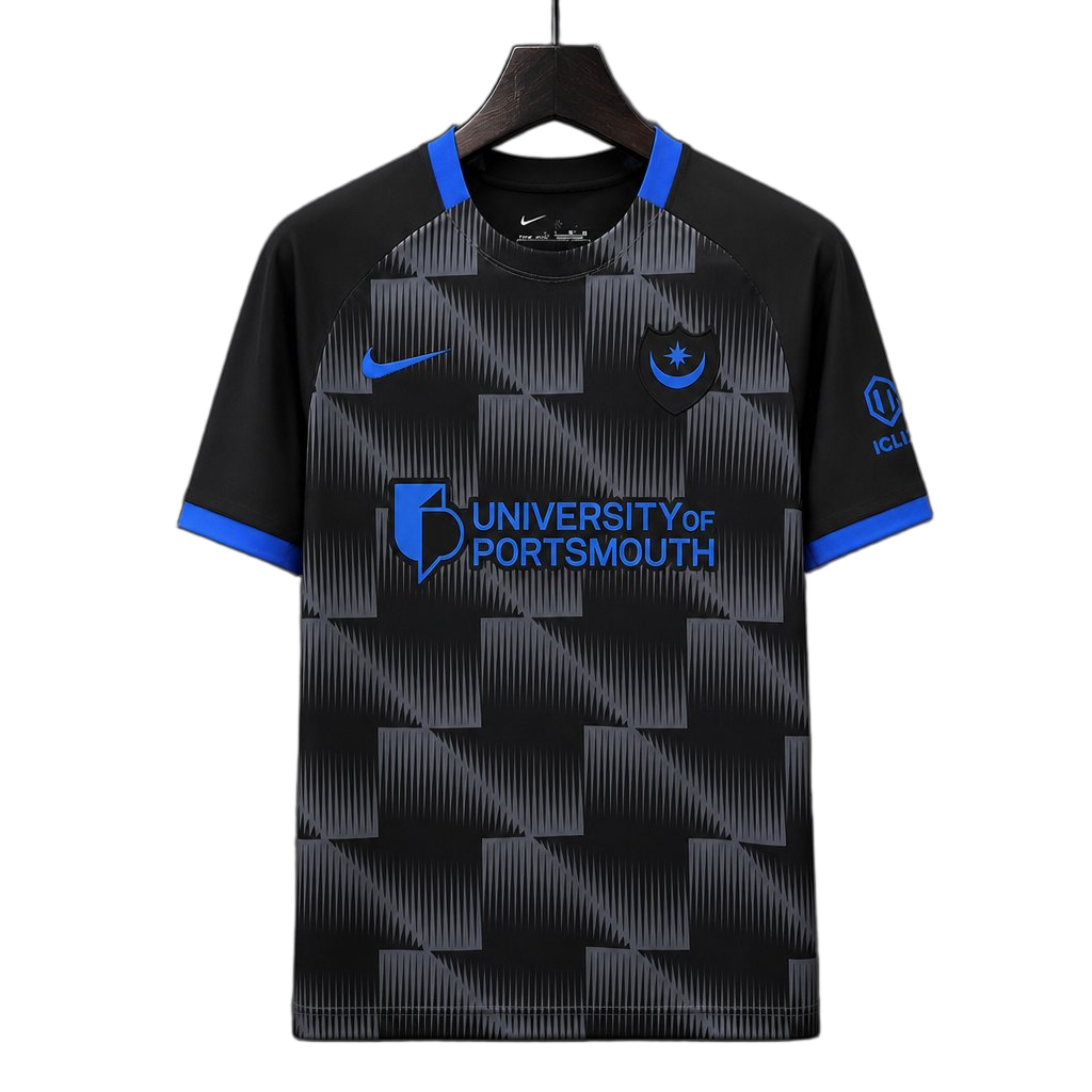 Portsmouth 2026/27 Third Jersey – Black