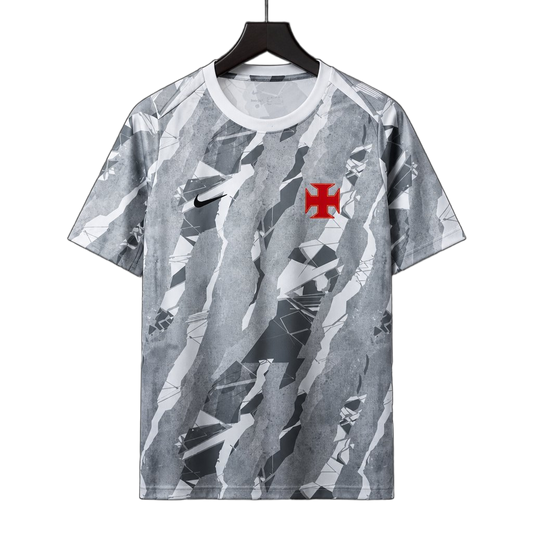 Vasco Da Gama 2026/27 Jersey – White/Gray – Camo Pattern