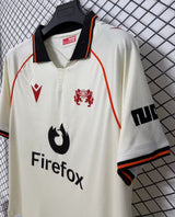 Wrexham 2026/27 Away Jersey – Cream Polo Collar