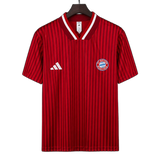 Bayern Munich 2026/27 Training Jersey – Red – Dark Pinstripes
