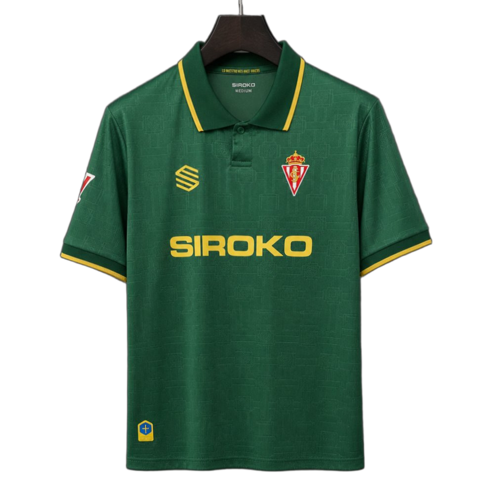 Sporting Gijon 2026/27 Away Jersey – Green