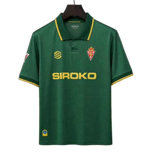 Sporting Gijon 2026/27 Away Jersey – Green