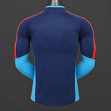 Spain 2026 Away Jersey – Player Version – Long Sleeve – Blue/Navy