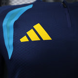 Spain 2026 Away Jersey – Player Version – Long Sleeve – Blue/Navy