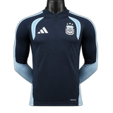 Argentina 2026 Away Jersey – Player Version – Long Sleeve – Blue/Navy