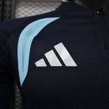 Argentina 2026 Away Jersey – Player Version – Long Sleeve – Blue/Navy