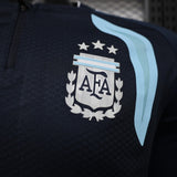 Argentina 2026 Away Jersey – Player Version – Long Sleeve – Blue/Navy
