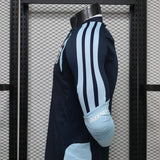 Argentina 2026 Away Jersey – Player Version – Long Sleeve – Blue/Navy