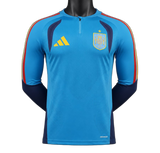 Spain 2026 Home Jersey – Player Version – Long Sleeve – Blue – Light