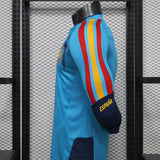 Spain 2026 Home Jersey – Player Version – Long Sleeve – Blue – Light