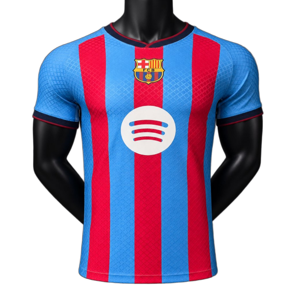 FC Barcelona 2026/27 Jersey – Player Version – Red/Blue – 125Th Anniversay