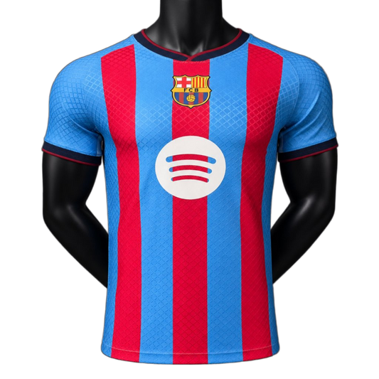 FC Barcelona 2026/27 Jersey – Player Version – Red/Blue – 125Th Anniversay