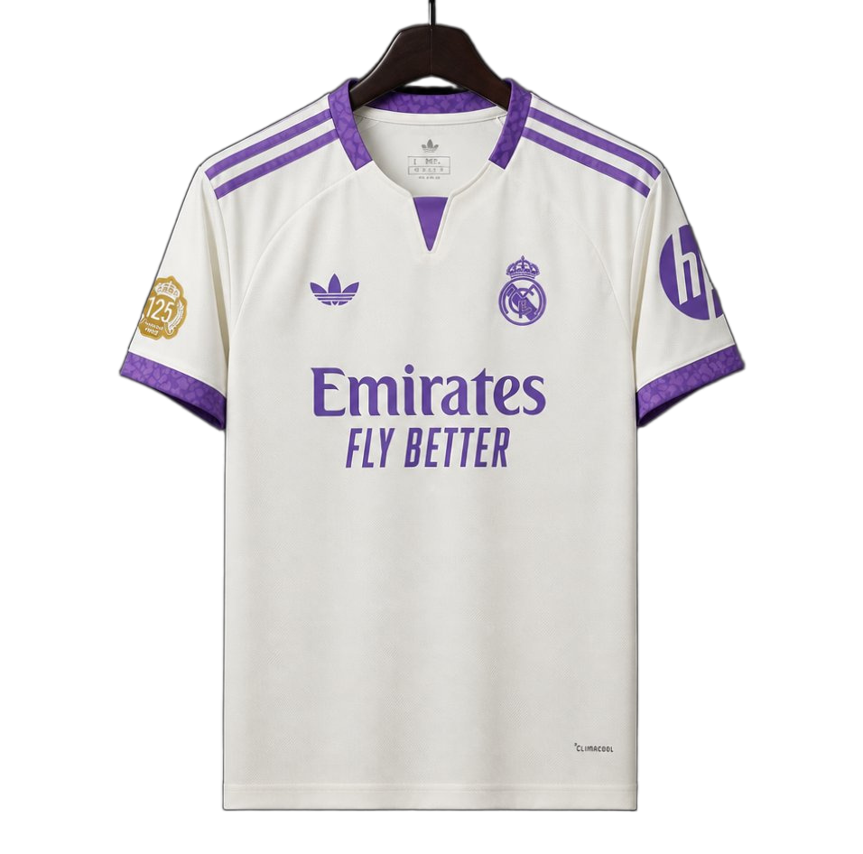 Real Madrid 2026/27 Jersey – White – 125Th Anniversay
