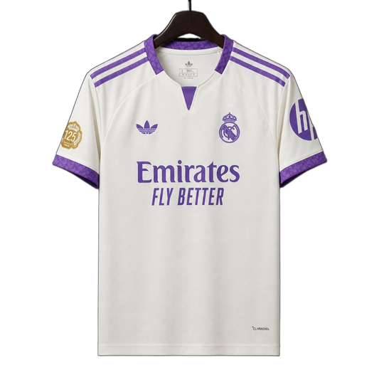 Real Madrid 2026/27 Jersey – White – 125Th Anniversay