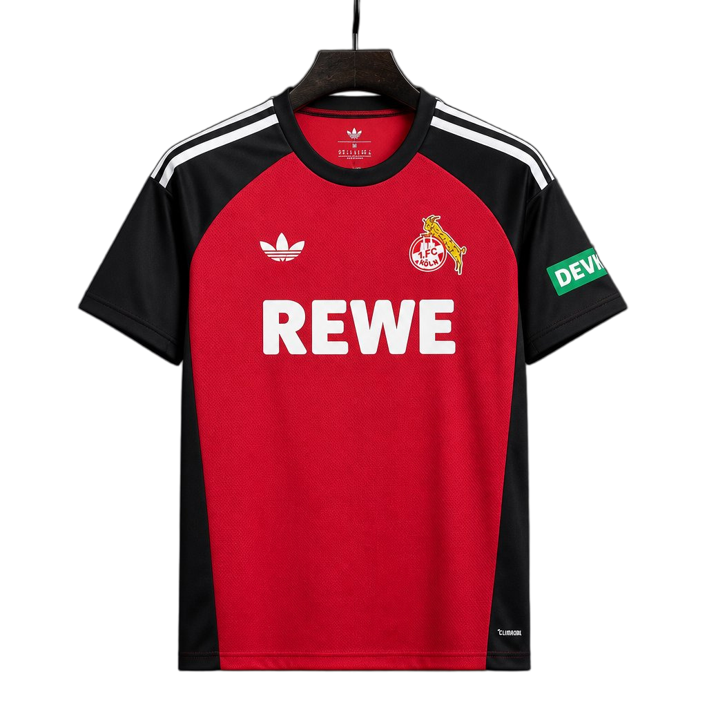Koln 2026/27 Home Jersey – Black/Red