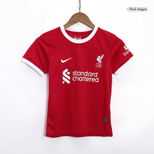 Liverpool 2023/24 Home Kids Kit Jersey