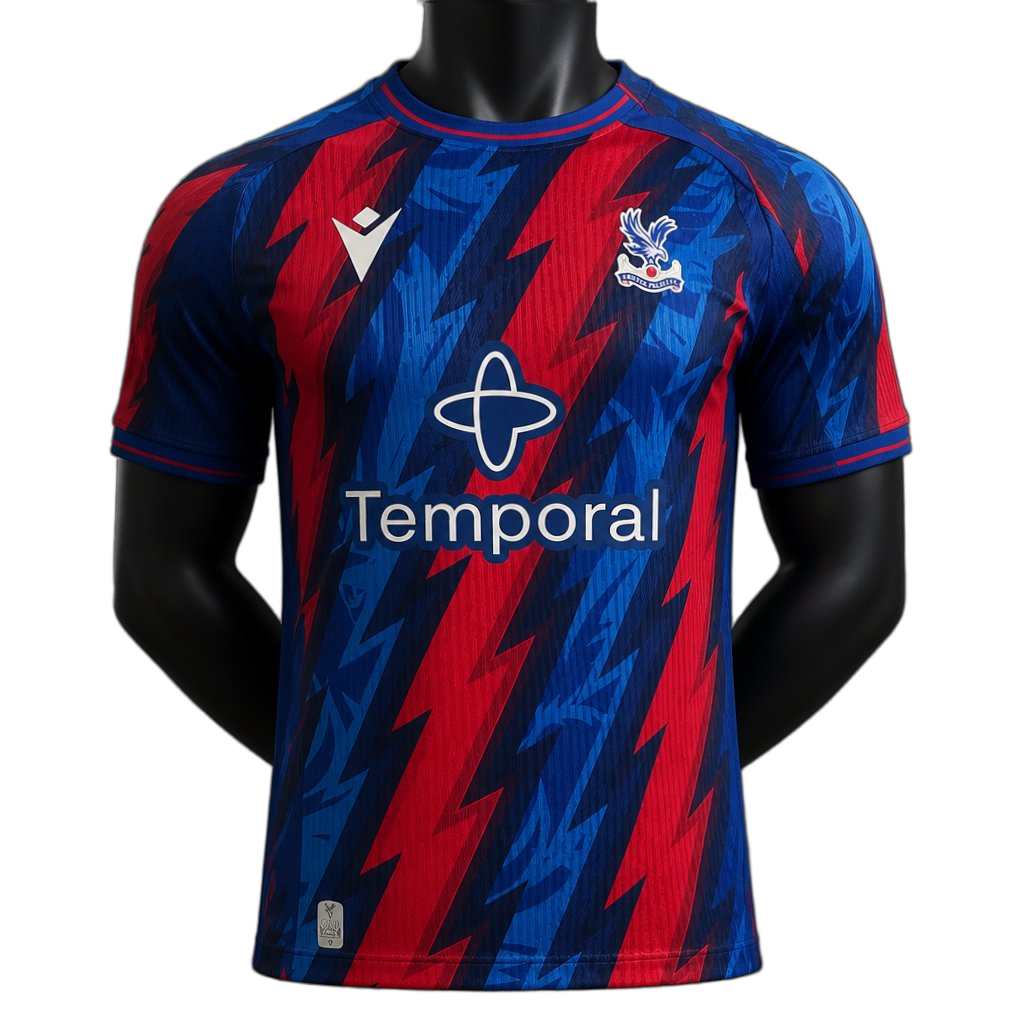 Crystal Palace 2026/27 Home Jersey – Player Version – Red/Blue