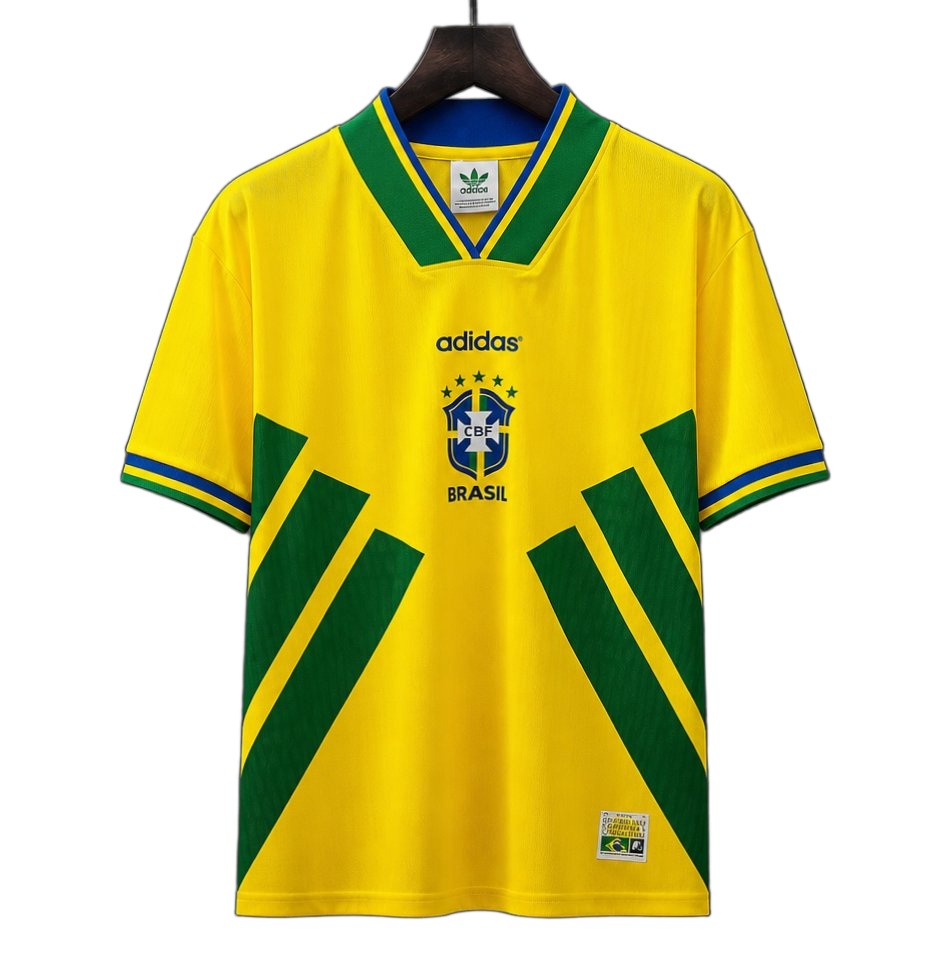 Brazil 2026 Jersey – Yellow – Remake Vintage