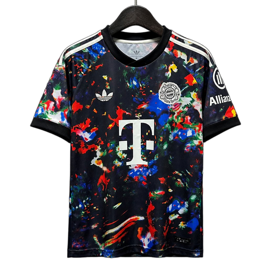 Bayern Munich 2026/27 Third Jersey – Black – Colorful Abstract Splash Print