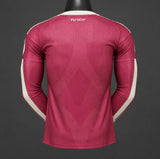 Real Madrid 2026/27 Away Jersey – Player Version – Long Sleeve – Red