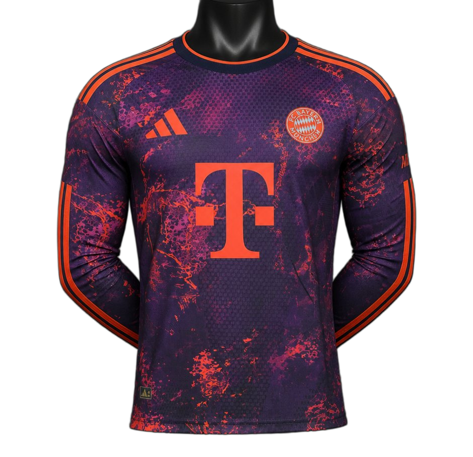 Bayern Munich 2026/27 Away Jersey – Player Version – Long Sleeve