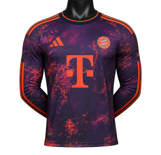 Bayern Munich 2026/27 Away Jersey – Player Version – Long Sleeve