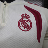 Real Madrid 2026/27 Jersey – Player Version – Long Sleeve – White/Red