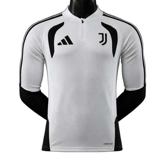 Juventus 2026/27 Jersey – Player Version – Long Sleeve – White
