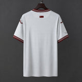 Real Murcia 2026/27 Away Jersey – White – Maroon Baroque Pattern