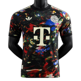 Bayern Munich 2026/27 Third Jersey – Player Version – Black – Floral Abstract Allover Print