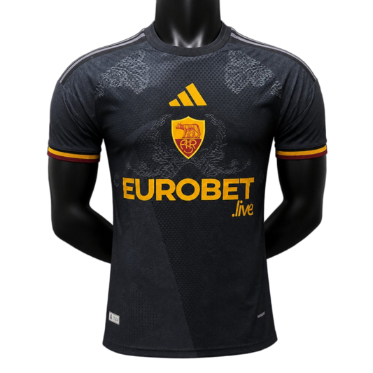 Roma 2026/27 Third Jersey – Player Version – Black