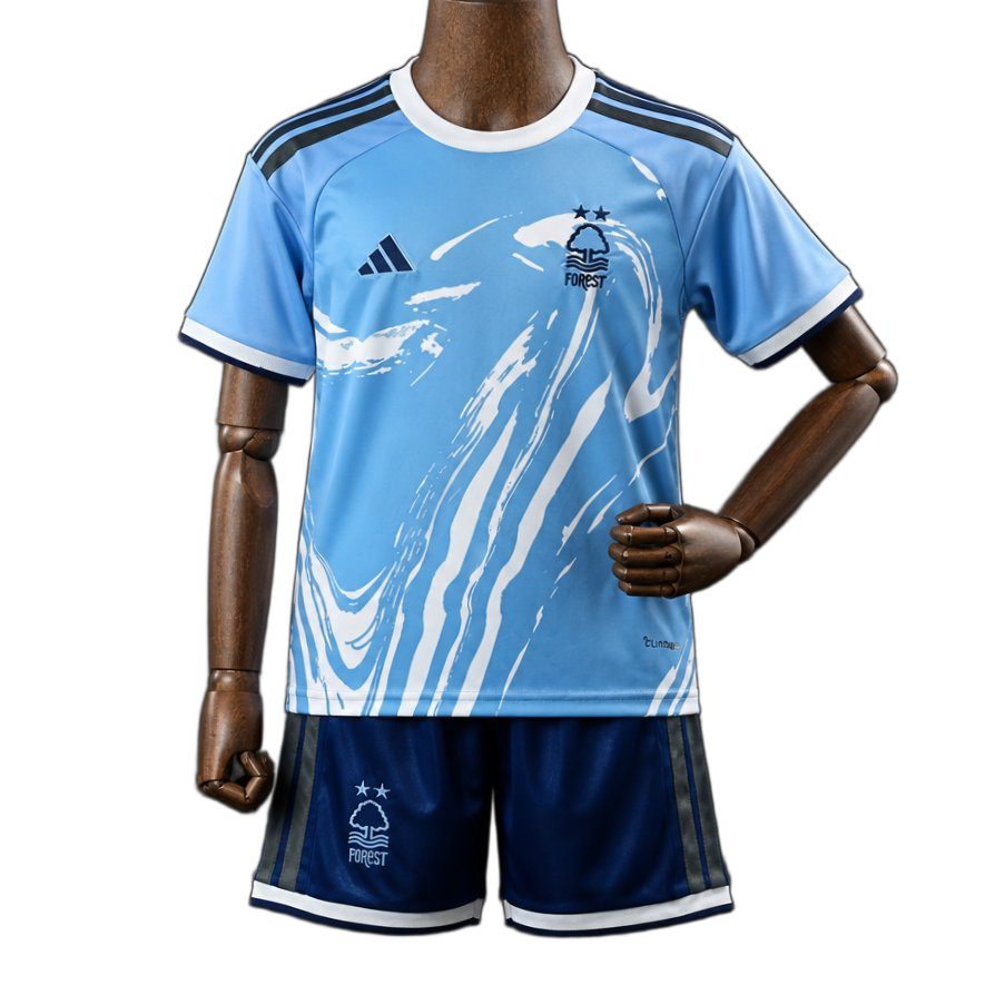 Nottingham Forest 2026/27 Third Jersey – Kids – Blue