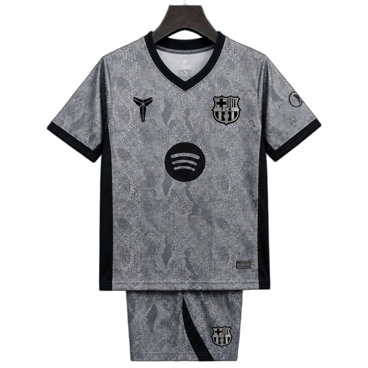 FC Barcelona 2026/27 Goalkeeper Jersey – Kids – Grey