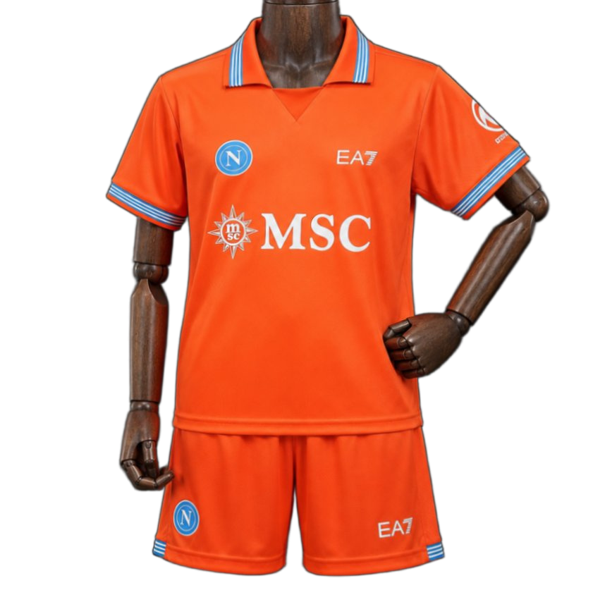 Napoli 2026/27 Third Jersey – Kids – Orange