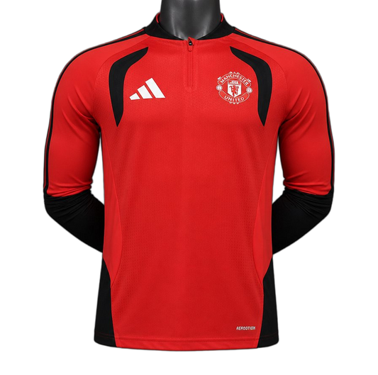 Manchester United 2026/27 Home Jersey – Player Version – Long Sleeve – Red