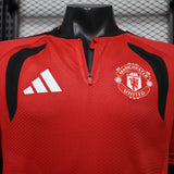Manchester United 2026/27 Home Jersey – Player Version – Long Sleeve – Red