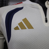 Manchester United 2026/27 Away Jersey – Player Version – Long Sleeve – White