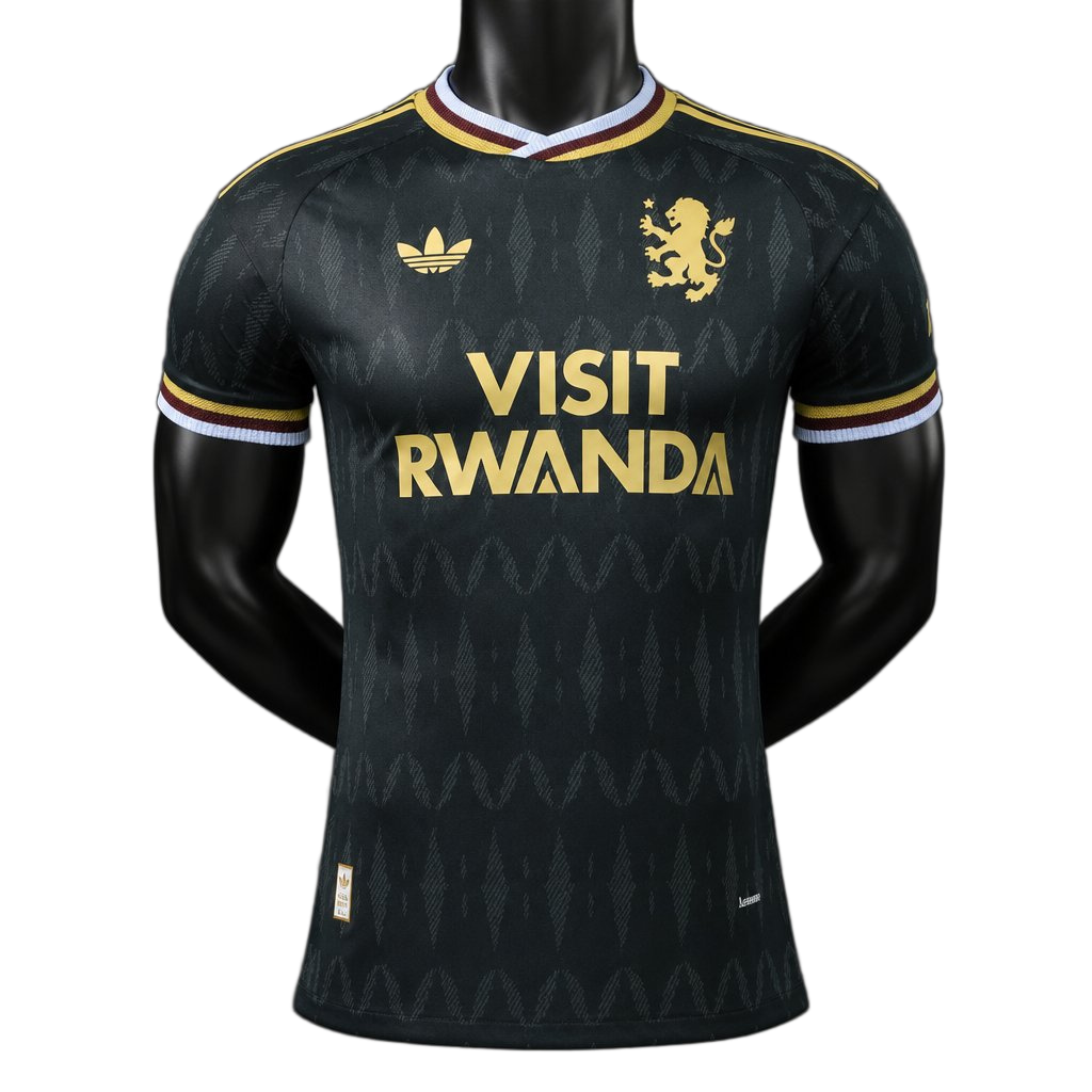 Aston Villa 2026/27 Away Jersey – Player Version – Black