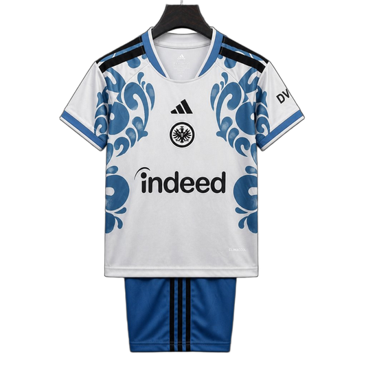 Eintracht Frankfurt 2026/27 Third Kit – Kids – White