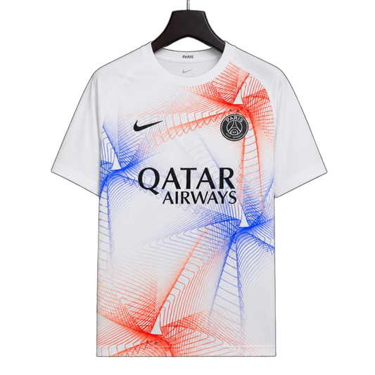 PSG 2026/27 Training Jersey – White/Red/Blue