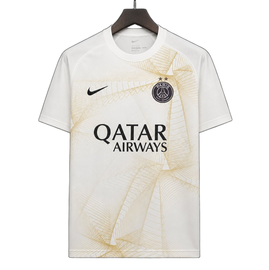 PSG 2026/27 Training Jersey – White/Gold