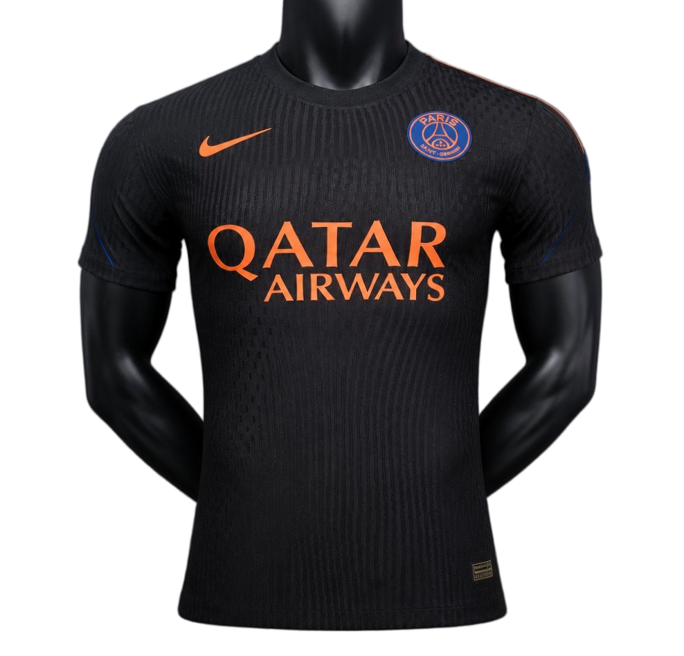 PSG 2026/27 Training Jersey – Player Version – Black/Orange