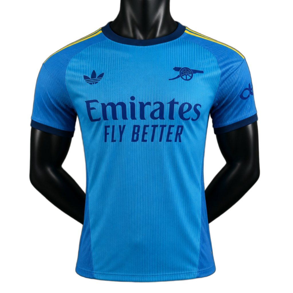 Arsenal 2026/27 Away Goalkeeper Jersey – Player Version – Blue