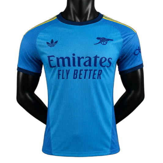 Arsenal 2026/27 Away Goalkeeper Jersey – Player Version – Blue