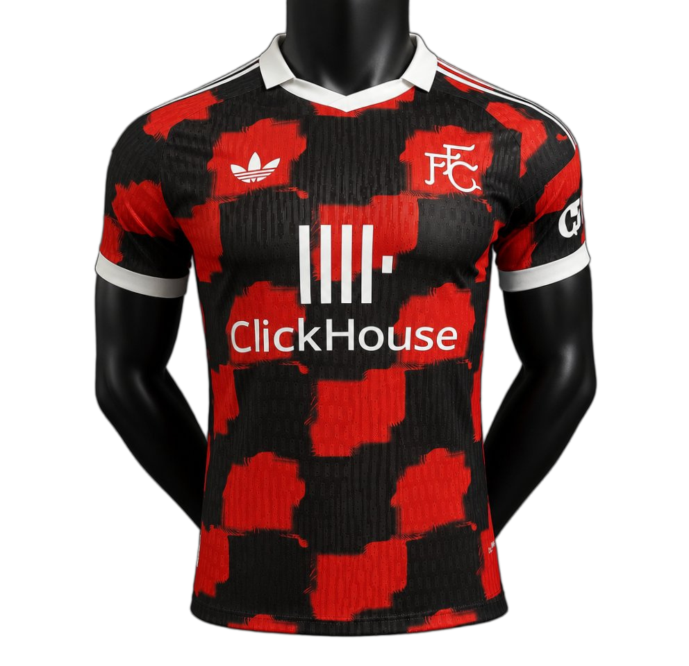 Fulham 2026/27 Away Jersey – Player Version – Black/Red
