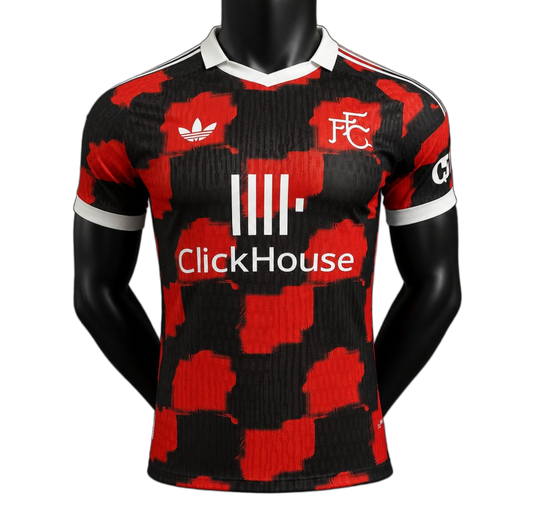 Fulham 2026/27 Away Jersey – Player Version – Black/Red