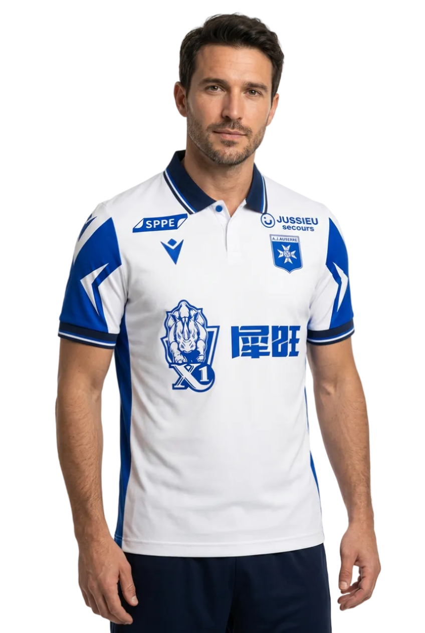 AJ Auxerre 2026/27 Home Jersey – White