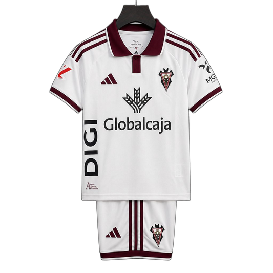 Albacete Balompie 2026/27 Home Kit – Kids – White